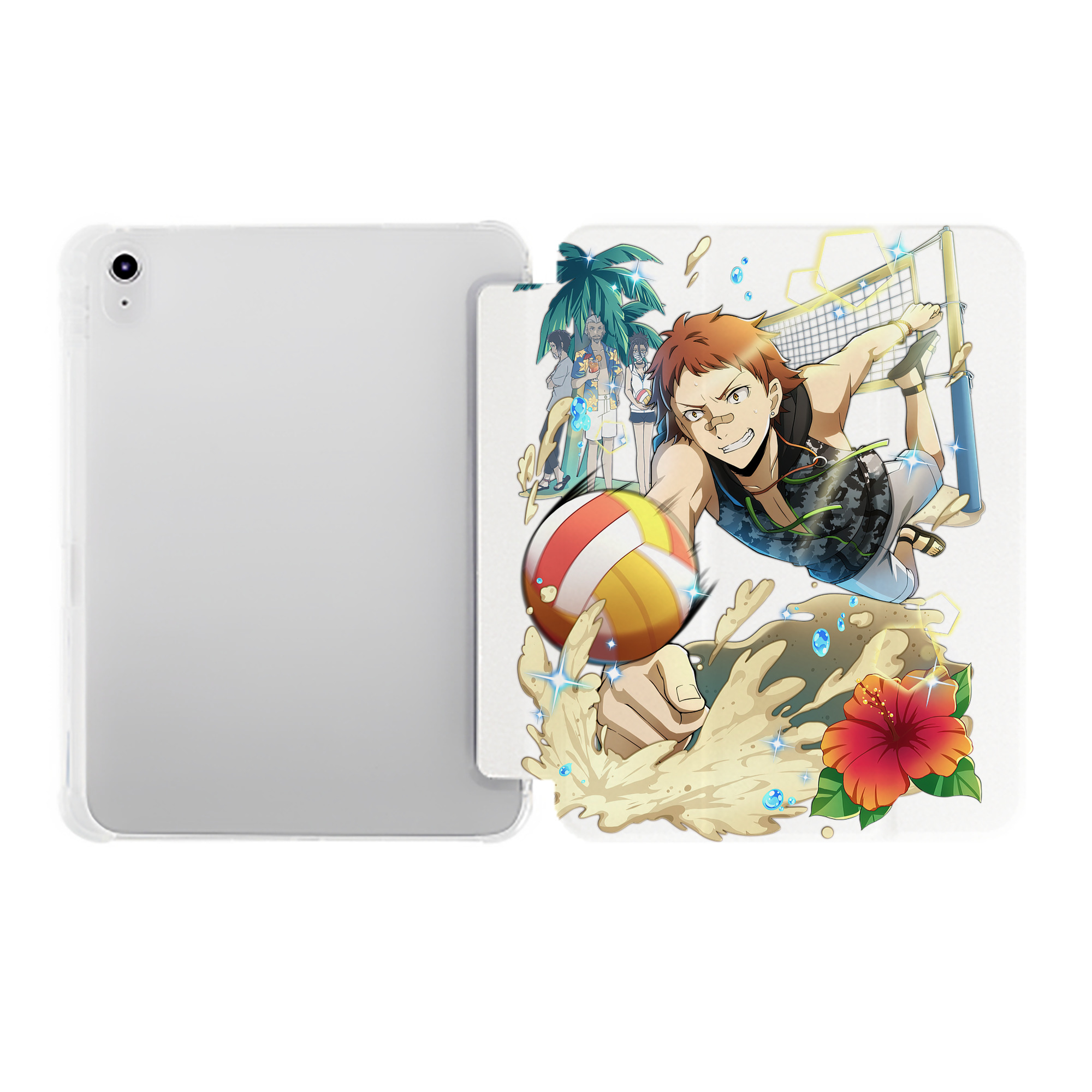 （画像用） 文豪ストレイドッグス Bungo Stray Dogs IPad ケース ペン収納付き 三つ折りスタンド PUレザー×シリコン 対応機種9.5/10.5/10.9インチ